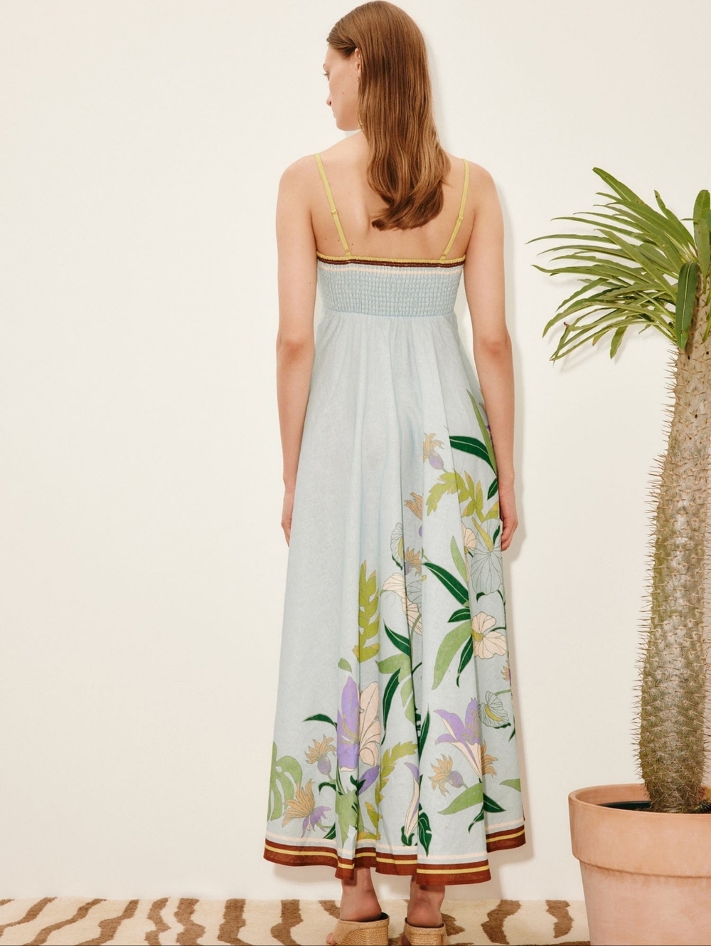 ALEMAIS Alfie Linen Sleeveless A-Line Sundress - Picture 3 of 9
